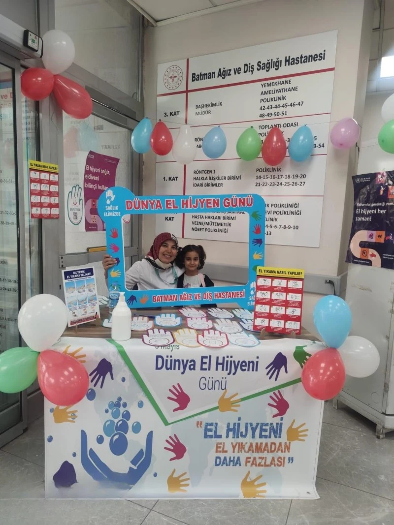 DİŞ HASTANESİNDE EL HİJYENİ GÜNÜ FARKINDALIĞI