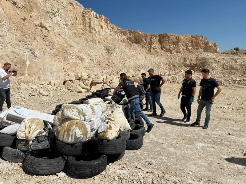 2 TON UYUŞTURUCU İMHA EDİLDİ