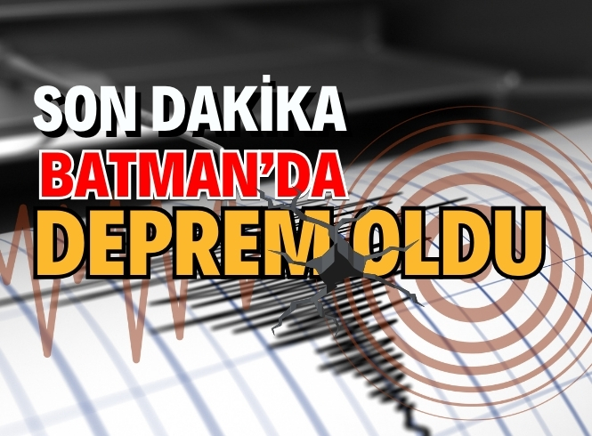 3.4 BÜYÜKLÜĞÜNDE DEPREM OLDU 