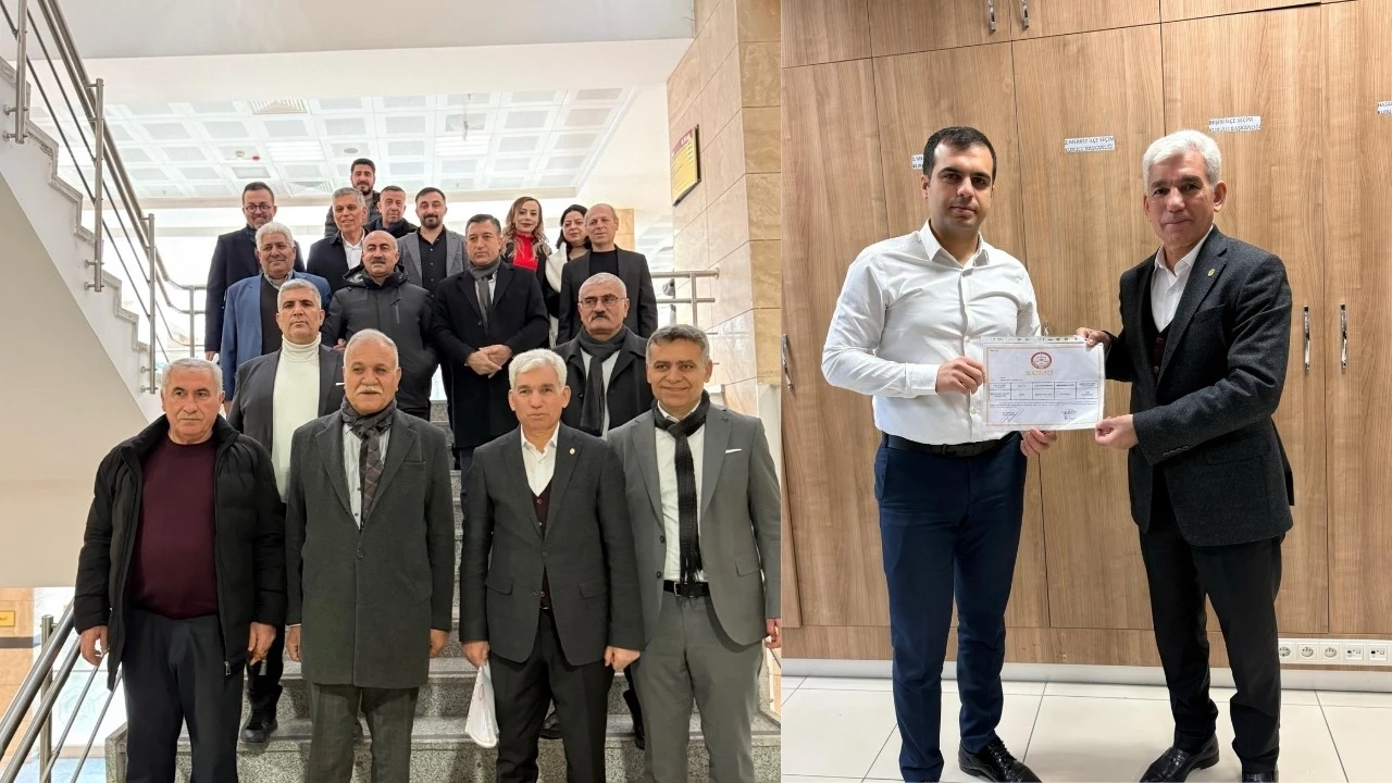 BAŞKAN KAPLAN MAZBATASINI ALDI