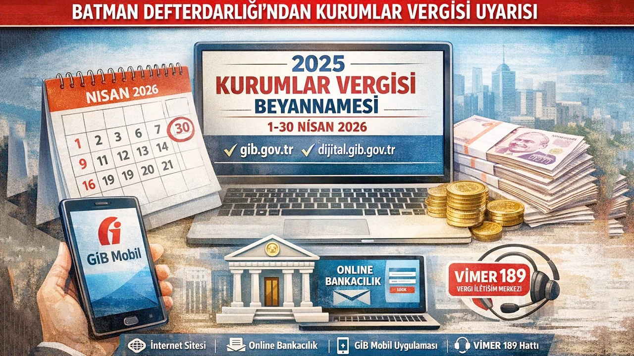 DEFTERDARLIKTAN SON G&Uuml;N UYARISI: KURUMLAR VERGİSİNİ KA&Ccedil;IRMAYIN