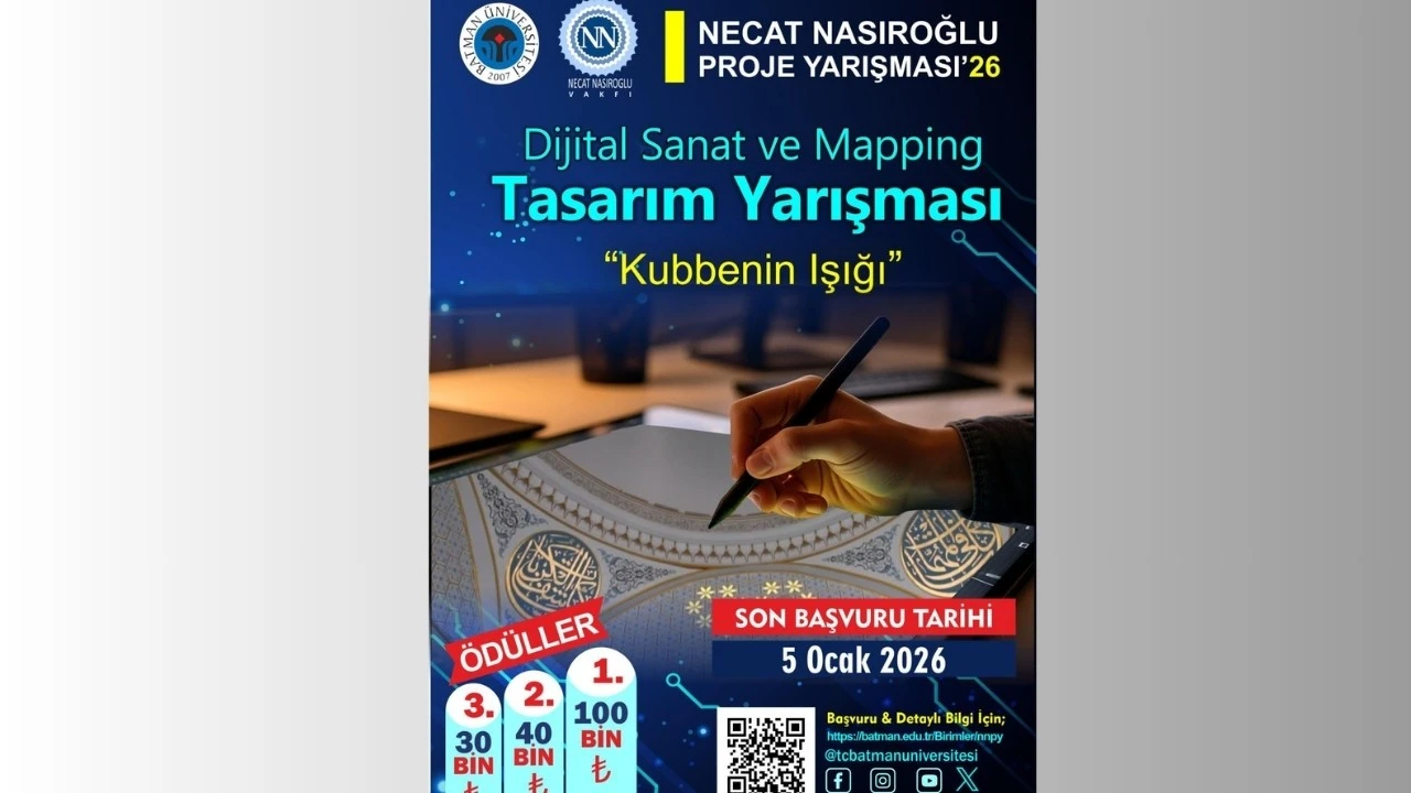 NECAT NASIROĞLU PROJE YARIŞMASI BAŞVURULARI BAŞLADI