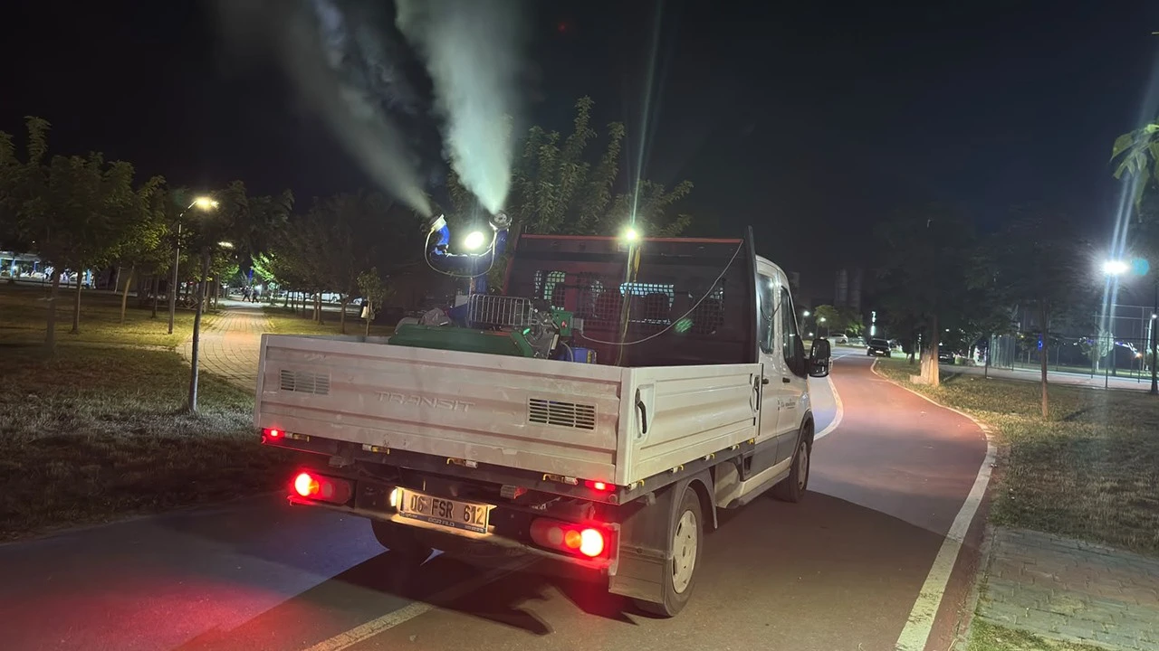 45 MAHALLEDE DÜZENLİ İLAÇLAMA BAŞLADI