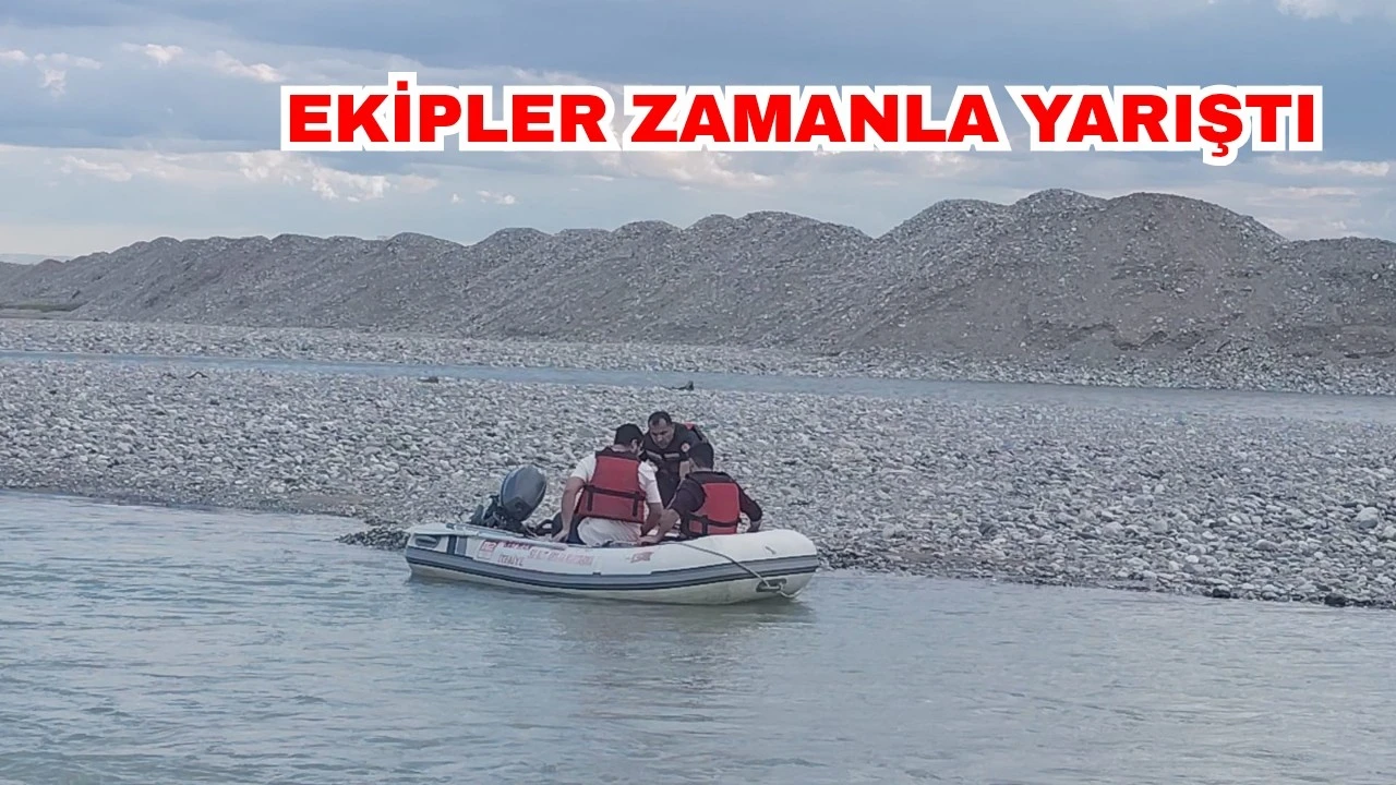 BATMAN ÇAYI’NDA MAHSUR KALDILAR