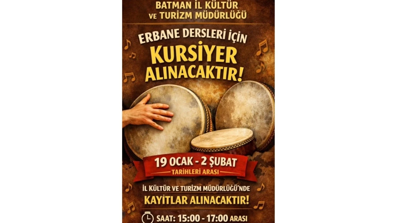 ERBANE GRUBU KURS KAYITLARI BAŞLADI