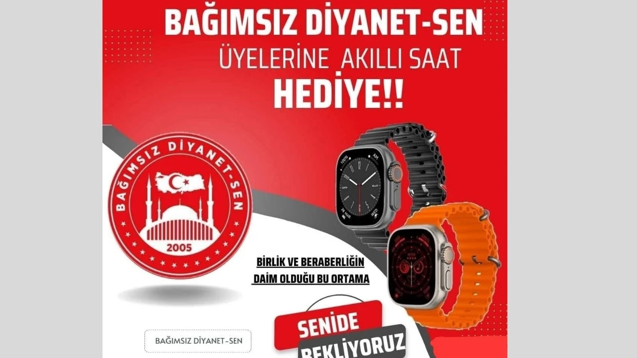 TABLET DAĞITAN SENDİKA ŞİMDİ AKILLI SAAT VERİYOR