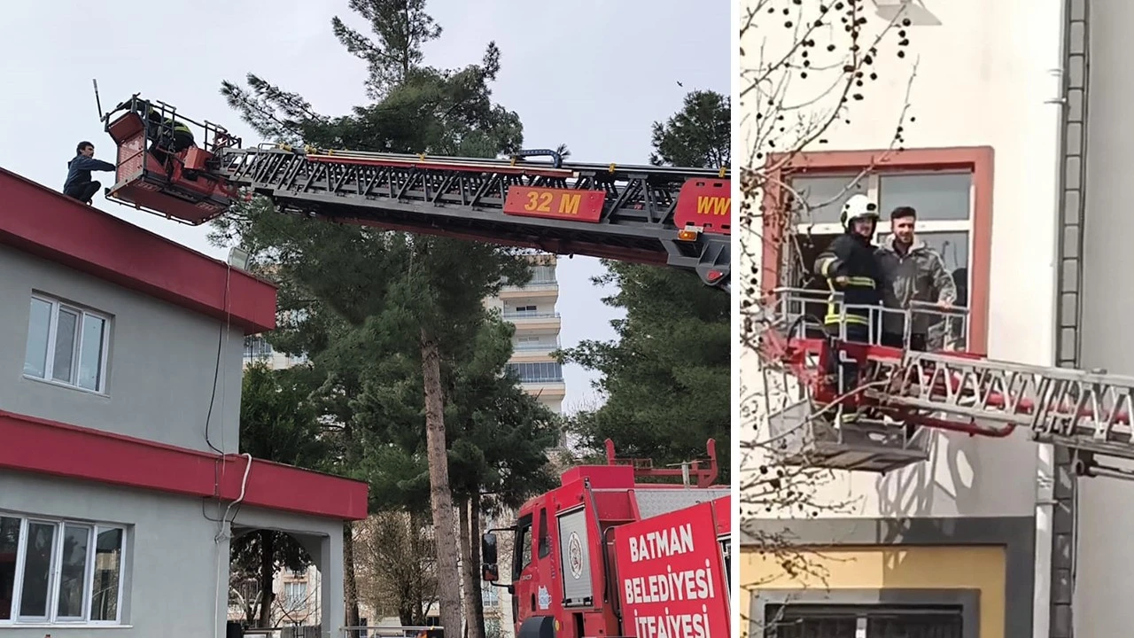 İTFAİYEDEN S&Uuml;RPRİZ YANGIN TATBİKATI