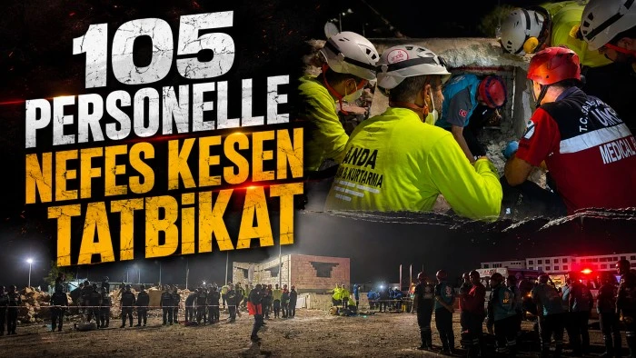 105 PERSONELLE NEFES KESEN TATBİKAT