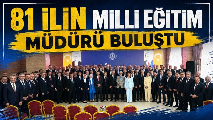 81 İLİN MİLLİ EĞİTİM M&Uuml;D&Uuml;R&Uuml; BULUŞTU