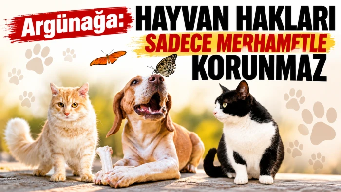 Arg&uuml;nağa: Hayvan hakları sadece merhametle korunmaz