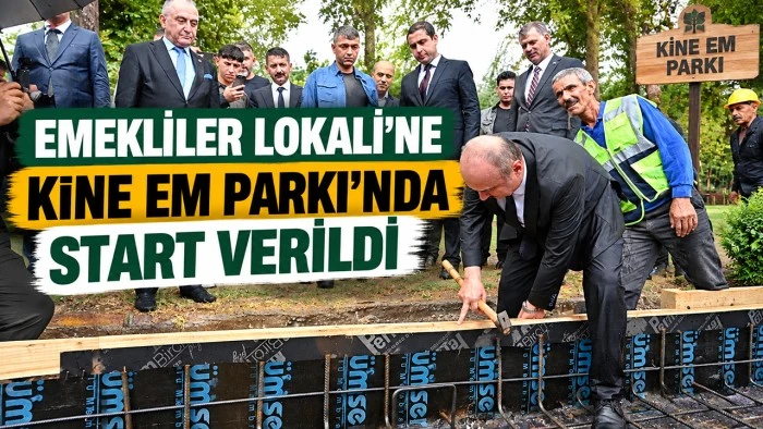Emekliler Lokali&rsquo;ne Kine Em Parkı&rsquo;nda start verildi