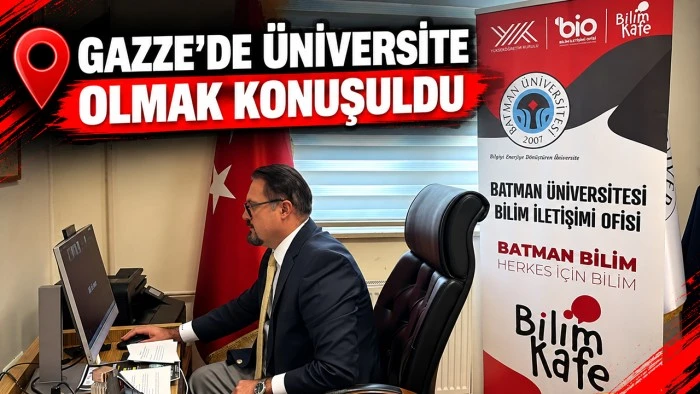 GAZZE&rsquo;DE &Uuml;NİVERSİTE OLMAK KONUŞULDU