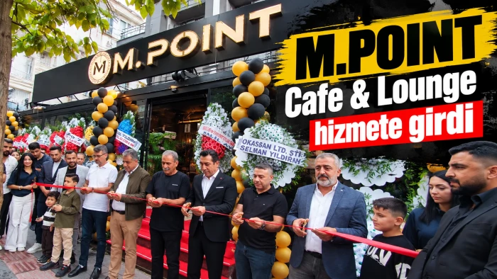 M.POINT Cafe &amp; Lounge hizmete girdi