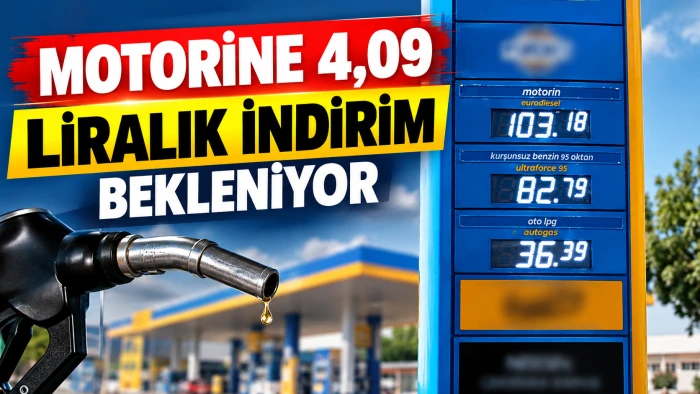 MOTORİNE 4,09 LİRALIK İNDİRİM BEKLENİYOR