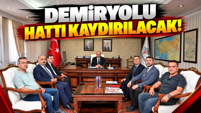 DEMİRYOLU HATTI KAYDIRILACAK!