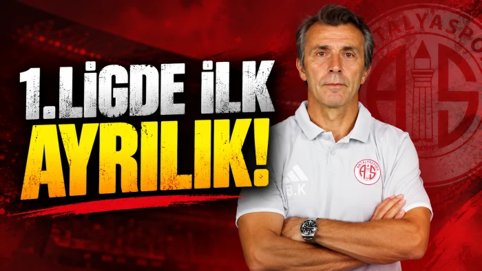 1.LİGDE İLK AYRILIK!
