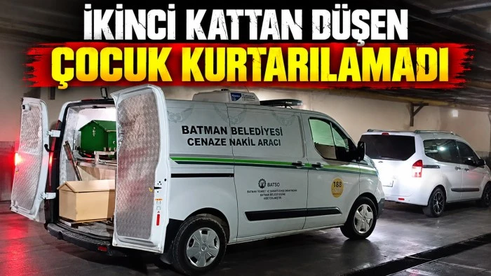 İKİNCİ KATTAN D&Uuml;ŞEN MİNİK M.D. KURTARILAMADI