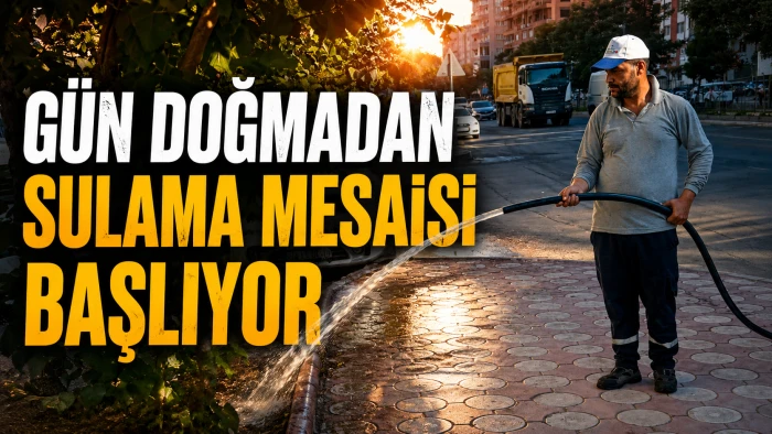 G&Uuml;N DOĞMADAN SULAMA MESAİSİ BAŞLIYOR