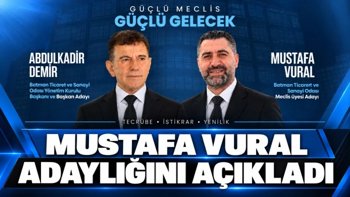 MUSTAFA VURAL ADAYLIĞINI A&Ccedil;IKLADI