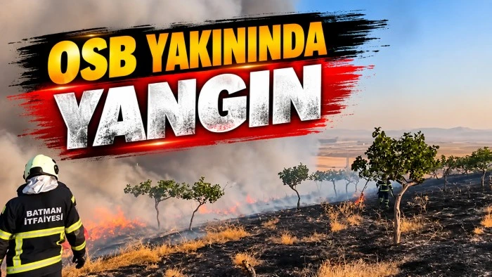 OSB YAKININDA YANGIN