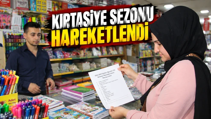 KIRTASİYE SEZONU HAREKETLENDİ