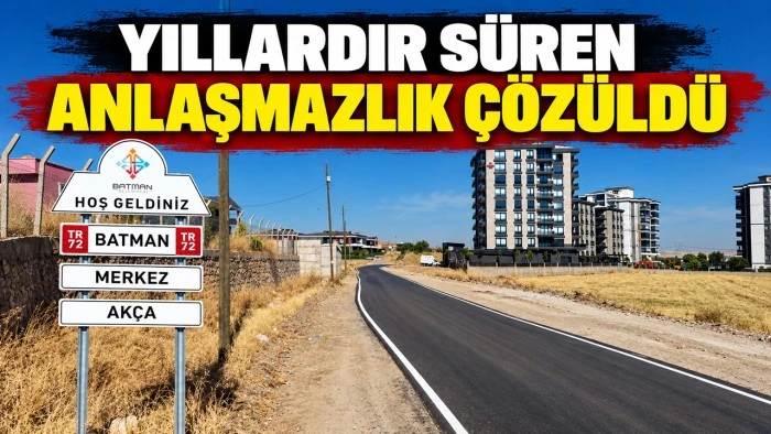 YILLARDIR S&Uuml;REN ANLAŞMAZLIK &Ccedil;&Ouml;Z&Uuml;LD&Uuml;