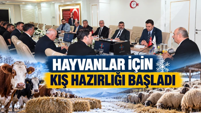 Hayvanlar i&ccedil;in kış hazırlığı başladı