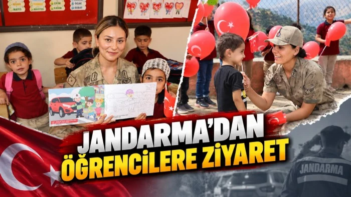 JANDARMA’DAN ÖĞRENCİLERE ZİYARET