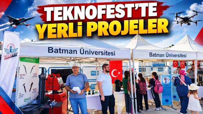 TEKNOFEST&rsquo;TE YERLİ PROJELER