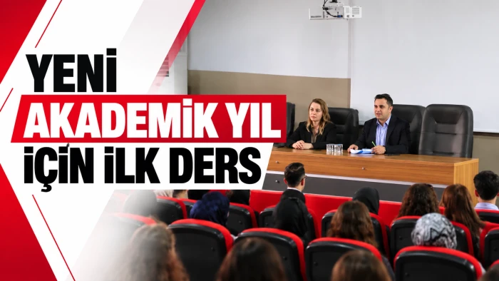 Yeni akademik yıl i&ccedil;in ilk ders