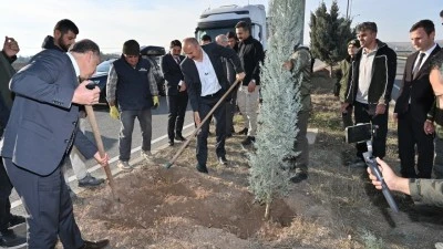 15 BİN FİDAN TOPRAKLA BULUŞUYOR