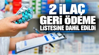 2 ila&ccedil; geri &ouml;deme listesine dahil edildi