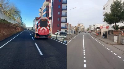 324 KİLOMETRE YOL &Ccedil;İZGİSİ YENİLENDİ