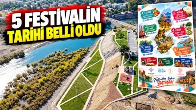 5 FESTİVALİN TARİHİ BELLİ OLDU