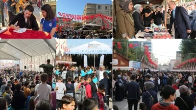550 BİN ZİYARETÇİYLE KÜLTÜR ŞÖLENİ