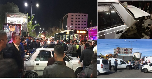 BATMANDA 2 AYRI KAZA:8 YARALI