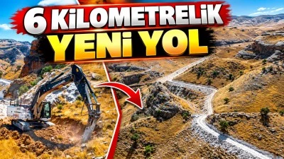 6 KİLOMETRELİK YENİ YOL
