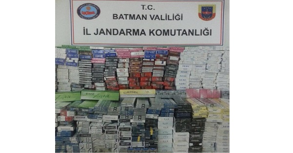KAÇAK SİGARA ELE GEÇİRİLDİ