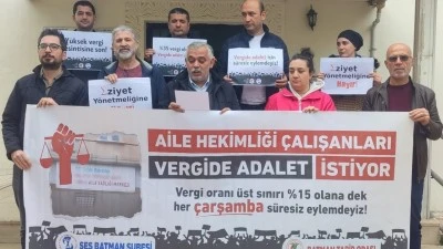 AİLE HEKİMLERİ VERGİDE ADALET TALEBİYLE EYLEMDE