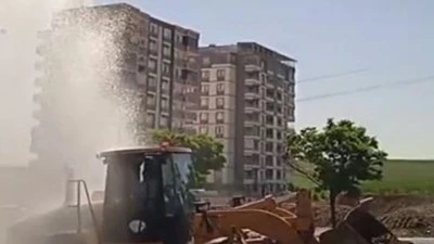 ANA HAT ZARAR GÖRDÜ: SULAR KESİLDİ