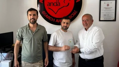 ANDA DERNEĞİ&rsquo;NE TEŞEKK&Uuml;R PLAKETİ