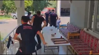 ANONS GELDİ, EKİPLER SANİYELER İ&Ccedil;İNDE HAREKETE GE&Ccedil;Tİ