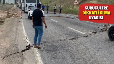 ASFALTTA DERİN ÇATLAK 