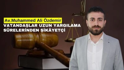 AV. &Ouml;ZDEMİR: GE&Ccedil; GELEN ADALET SORUNU GİDERİLMELİ