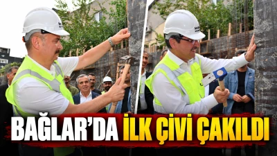 Bağlar&rsquo;da İlk &Ccedil;ivi &Ccedil;akıldı