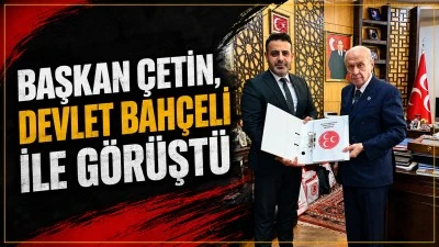 BAŞKAN &Ccedil;ETİN, DEVLET BAH&Ccedil;ELİ İLE G&Ouml;R&Uuml;ŞT&Uuml;
