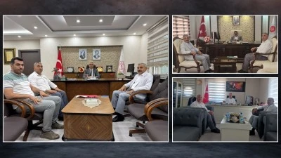 BAŞKAN ŞAHİN, BATMAN’DA ÜÇ KURUMU ZİYARET ETTİ