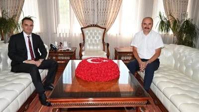 BAŞKAN SELVİ'DEN VALİ CANALP'E SON ZİYARET 