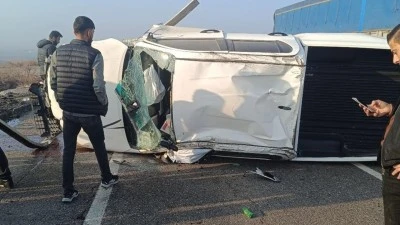 BATMAN–BİSMİL YOLUNDA KAZA