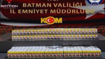 BATMAN'DA KAÇAK SİGARA OPERASYONU